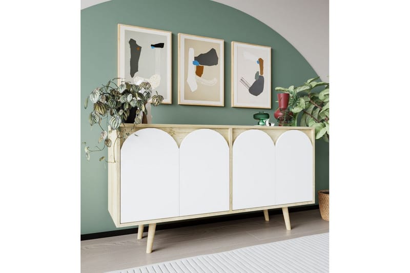 Venezia Konsolbord 150 cm - Brun/Hvid - Møbler - Borde - Aflastningsbord - Entrébord