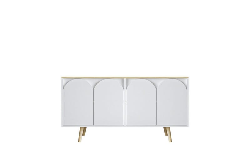 Venezia Konsolbord 150 cm, Brun/Hvid