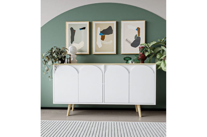 Venezia Konsolbord 150 cm - Brun/Hvid - Møbler - Borde - Aflastningsbord - Entrébord