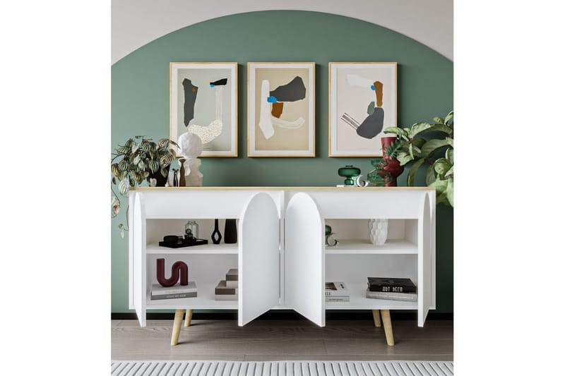 Venezia Konsolbord 150 cm - Brun/Hvid - Møbler - Borde - Aflastningsbord - Entrébord