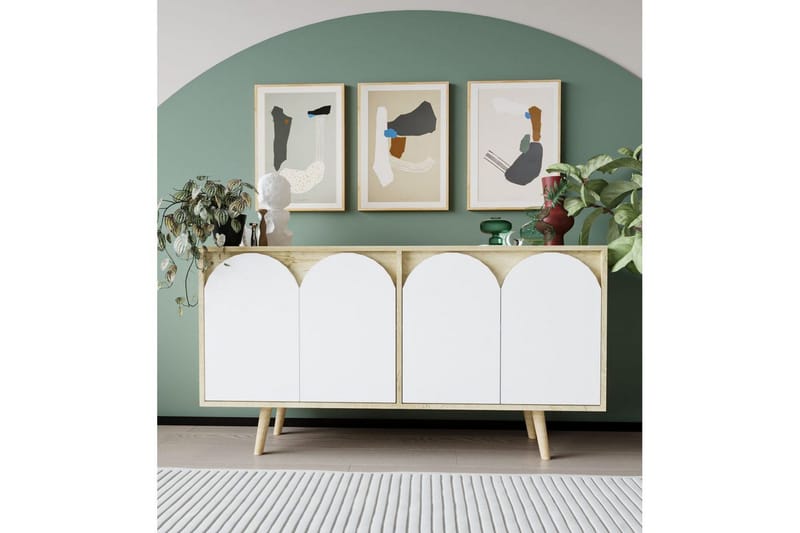 Venezia Konsolbord 150 cm - Brun/Hvid - Møbler - Borde - Aflastningsbord - Entrébord