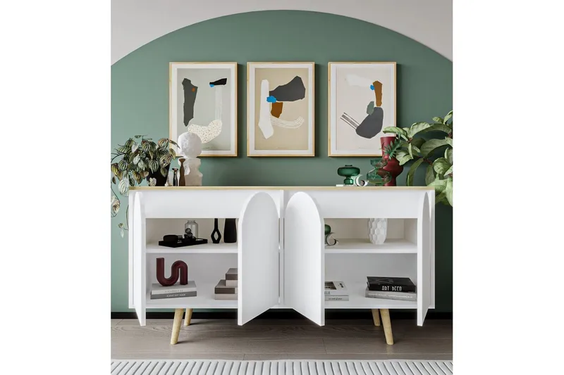 Venezia Konsolbord 150 cm - Brun/Hvid - Møbler - Borde - Aflastningsbord - Entrébord