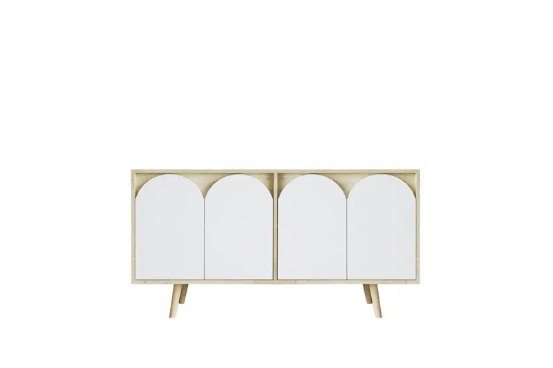 Venezia Konsolbord 150 cm - Brun/Hvid - Møbler - Borde - Aflastningsbord - Entrébord