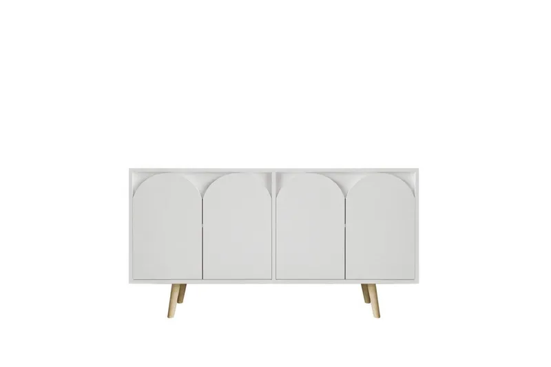 Venezia Konsolbord 150x150 cm, Hvid