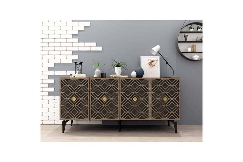 Veya Konsolbord 150 cm - Antracit - Møbler - Borde - Aflastningsbord - Entrébord