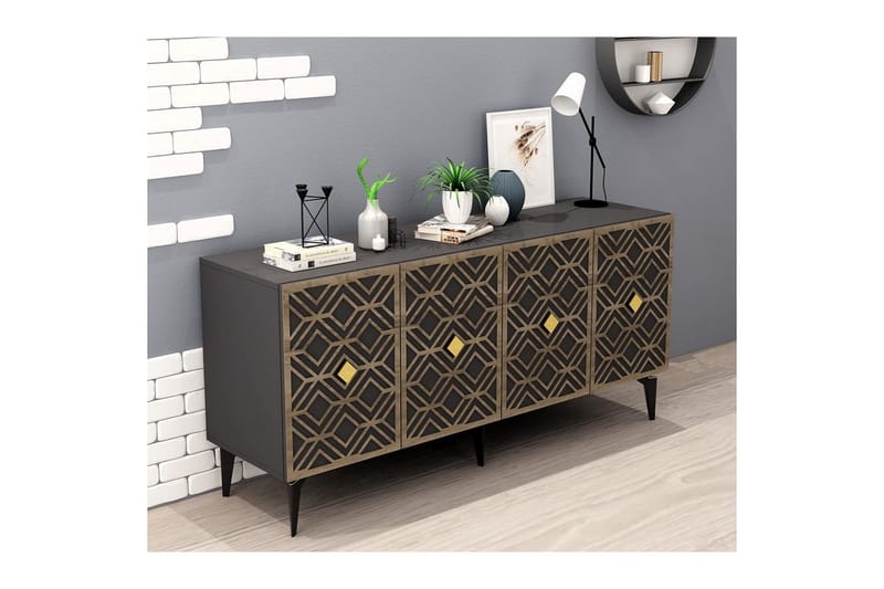 Veya Konsolbord 150 cm - Antracit - Møbler - Borde - Aflastningsbord - Entrébord