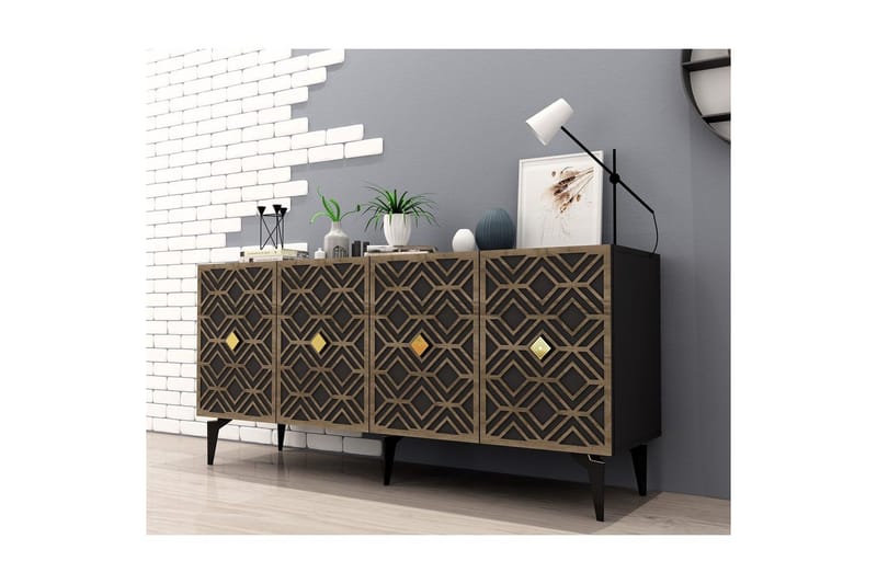 Veya Konsolbord 150 cm - Antracit - Møbler - Borde - Aflastningsbord - Entrébord