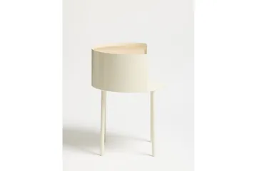 Veyric Sidebord 40 cm - Creme - Møbler - Borde - Aflastningsbord - Lampebord