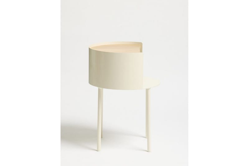 Veyric Sidebord 40 cm - Creme - Møbler - Borde - Aflastningsbord - Lampebord