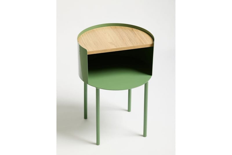 Veyric Sidebord 40 cm - Grøn - Møbler - Borde - Aflastningsbord - Lampebord