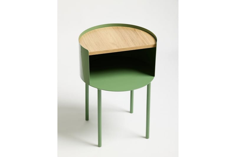 Veyric Sidebord 40 cm - Grøn - Møbler - Borde - Aflastningsbord - Lampebord