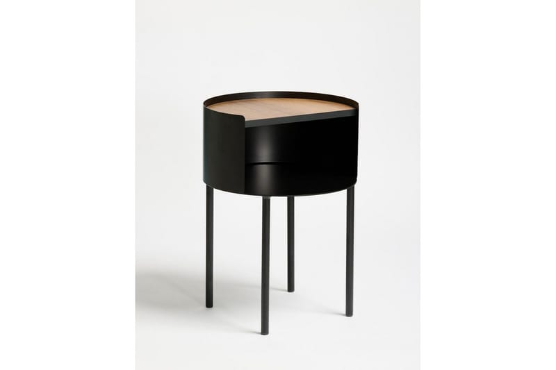 Veyric Sidebord 40 cm - Sort - Møbler - Borde - Aflastningsbord - Lampebord