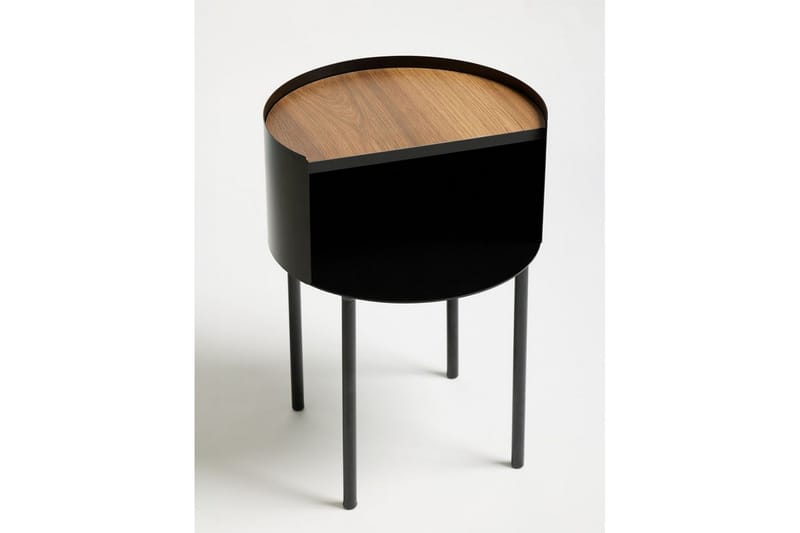 Veyric Sidebord 40 cm - Sort - Møbler - Borde - Aflastningsbord - Lampebord