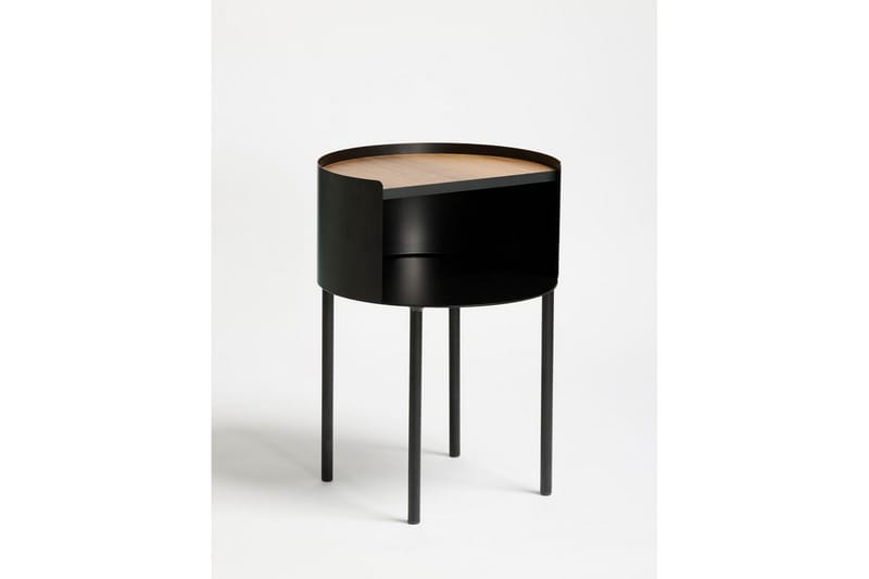 Veyric Sidebord 40 cm - Sort - Møbler - Borde - Aflastningsbord - Lampebord