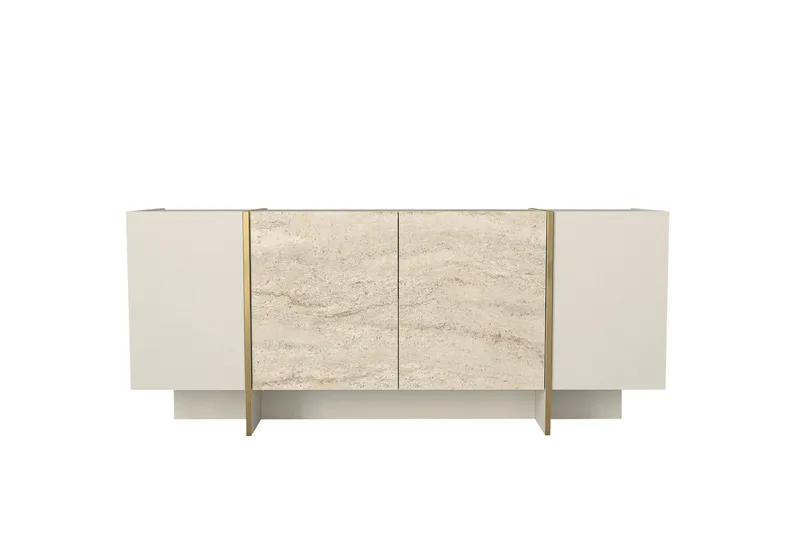 Veyron Konsolbord 180 cm, Beige/Sandsten