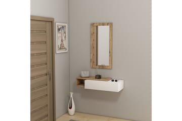 Vien Sidobord 82 cm - Brun/Hvid - Møbler - Borde - Aflastningsbord - Lampebord