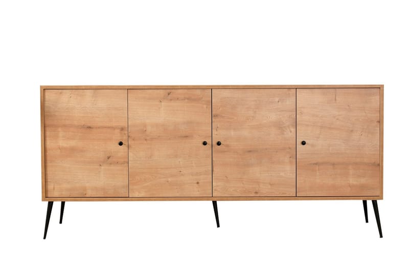 Violena Konsolbord 180 cm - Eg/Sort - Møbler - Borde - Aflastningsbord - Entrébord