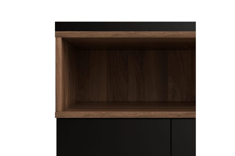 Virender Konsolbord 176 cm - Sort/Natur - Møbler - Borde - Aflastningsbord - Entrébord