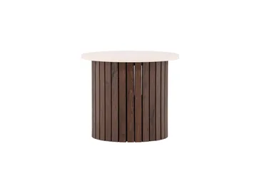 Visingsö Sidebord 52 cm - Beige - Møbler - Borde - Aflastningsbord - Lampebord