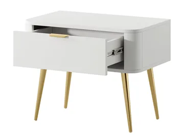 Walia Natbord 63 cm - Hvid - Møbler - Borde - Aflastningsbord - Sengebord
