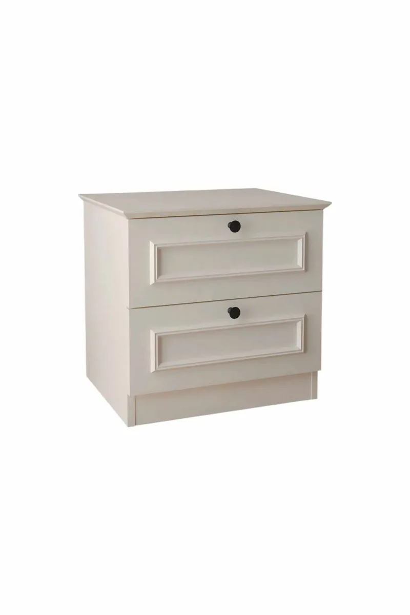 Wonthaggi natbord 52 cm - Hvid - Møbler - Borde - Aflastningsbord - Sengebord