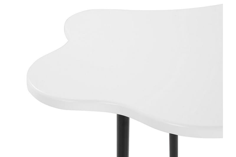 Yokley Sidebord 48 cm - Hvid/Sort - Møbler - Borde - Aflastningsbord - Lampebord