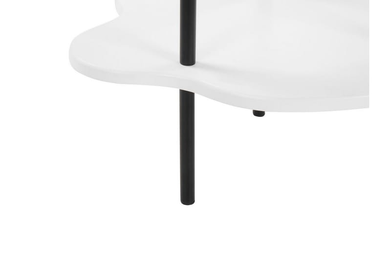 Yokley Sidebord 48 cm - Hvid/Sort - Møbler - Borde - Aflastningsbord - Lampebord