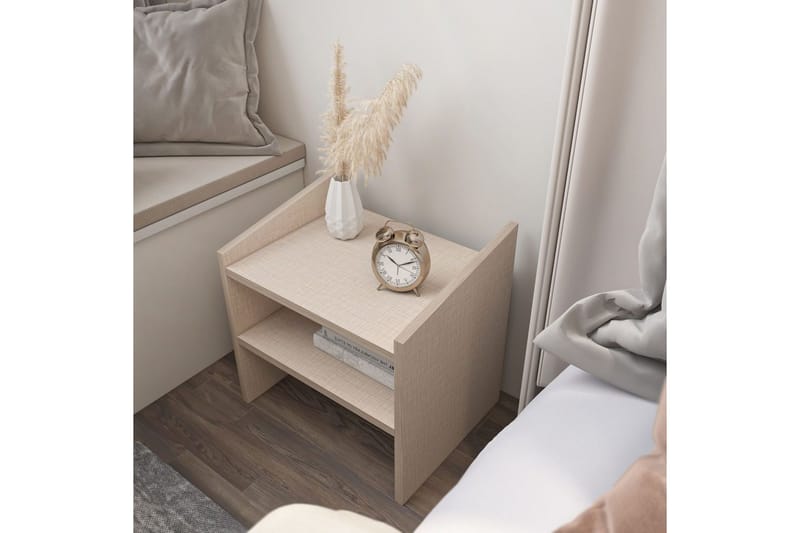 Zalric Natbord 45 cm - Beige - Møbler - Borde - Aflastningsbord - Sengebord