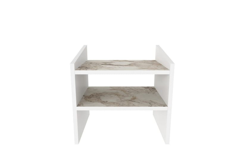 Zalric Natbord 45 cm - Hvid - Møbler - Borde - Aflastningsbord - Sengebord