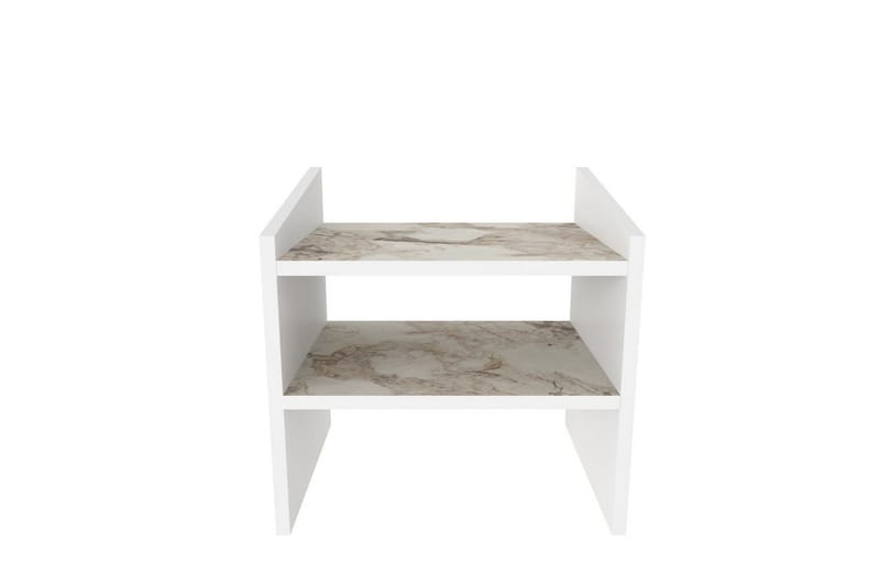 Zalric Natbord 45 cm - Hvid - Møbler - Borde - Aflastningsbord - Sengebord