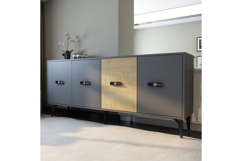 Zaven Konsolbord 180 cm - Antracit - Møbler - Borde - Aflastningsbord - Entrébord