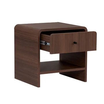 Zavio Sengebord 45x45x40 cm - Milano Walnut - Møbler - Borde - Aflastningsbord - Sengebord