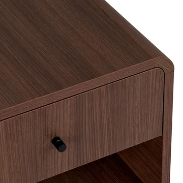 Zavio Sengebord 45x45x40 cm - Milano Walnut - Møbler - Borde - Aflastningsbord - Sengebord