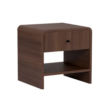 Zavio Sengebord 45x45x40 cm - Milano Walnut - Møbler - Borde - Aflastningsbord - Sengebord