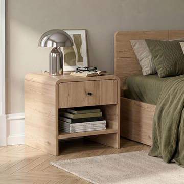 Zavio Sengebord 45x45x40 cm - Sepet Oak - Møbler - Borde - Aflastningsbord - Sengebord