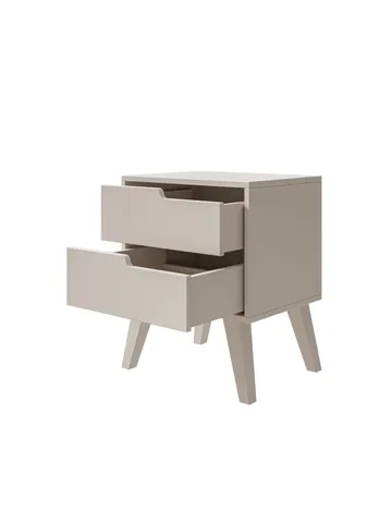 Zelto Sengebord 45 cm Højre - Kashmir (lys beige) - Møbler - Borde - Aflastningsbord - Sengebord
