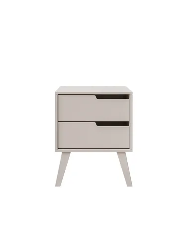 Zelto Sengebord 45 cm Højre - Kashmir (lys beige) - Møbler - Borde - Aflastningsbord - Sengebord