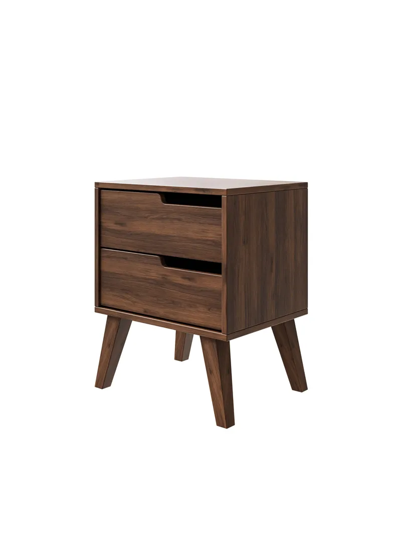 Zelto Sengebord 45 cm Højre, Warmia valnød (valnødfarvet trætone)