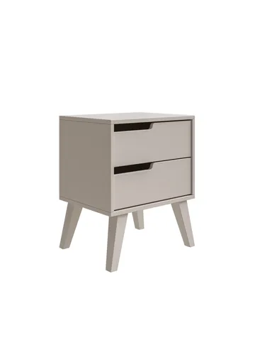 Zelto Sengebord 45 cm Venstre - Kashmir (lys beige) - Møbler - Borde - Aflastningsbord - Sengebord