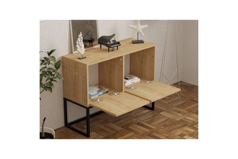 Zermat Konsolbord 90 cm - Blå - Møbler - Borde - Aflastningsbord - Entrébord