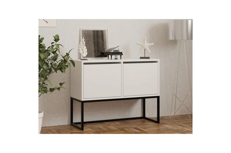 Zermat Konsolbord 90 cm - Hvid - Møbler - Borde - Aflastningsbord - Entrébord