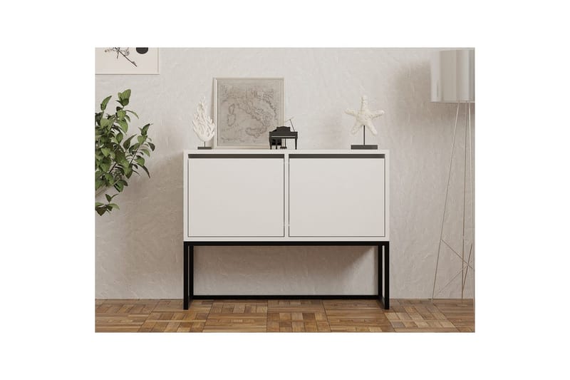 Zermat Konsolbord 90 cm - Hvid - Møbler - Borde - Aflastningsbord - Entrébord