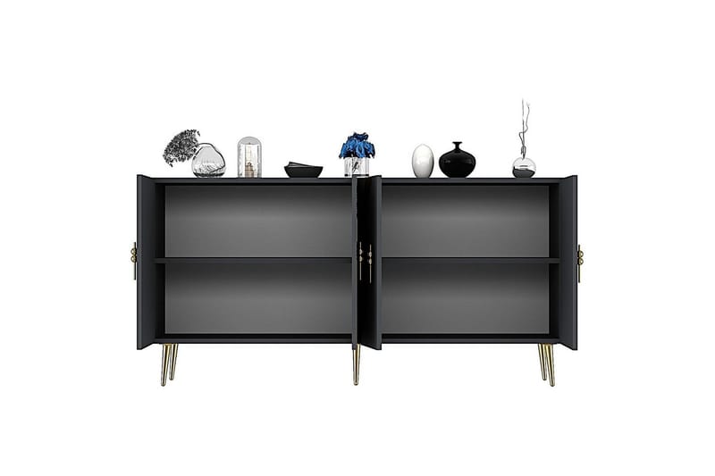 Zoman Konsolbord 150 cm - Guld/Antracit - Møbler - Borde - Aflastningsbord - Entrébord