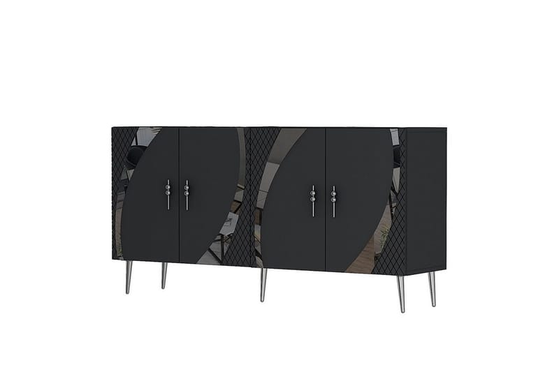 Zoman Konsolbord 150 cm - Sølv/Antracit - Møbler - Borde - Aflastningsbord - Entrébord