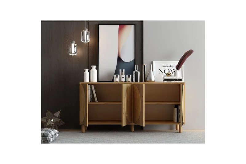 Zyric Konsolbord 150 cm - Eg - Møbler - Borde - Aflastningsbord - Entrébord