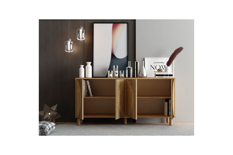 Zyric Konsolbord 150 cm - Eg - Møbler - Borde - Aflastningsbord - Entrébord