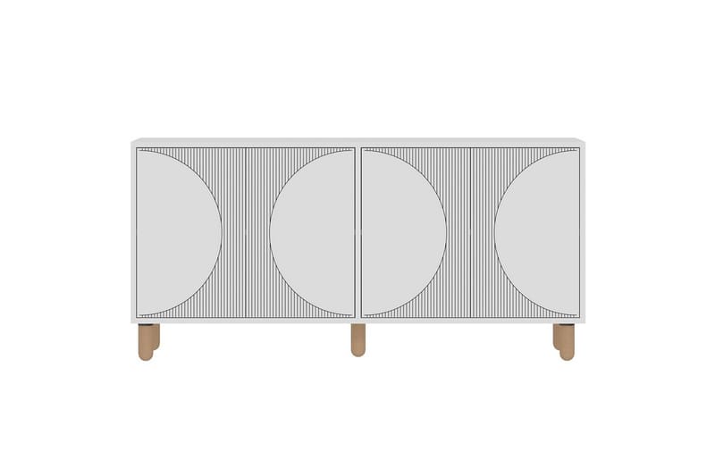 Zyric Konsolbord 150 cm - Hvid - Møbler - Borde - Aflastningsbord - Entrébord