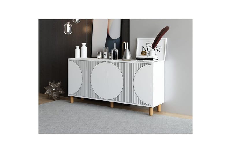 Zyric Konsolbord 150 cm - Hvid - Møbler - Borde - Aflastningsbord - Entrébord