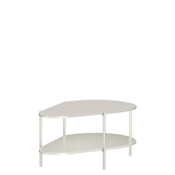 Aggarwal Sofabord 65 cm med Hylder i Malet Træ - Beige - Møbler - Borde - Sofabord