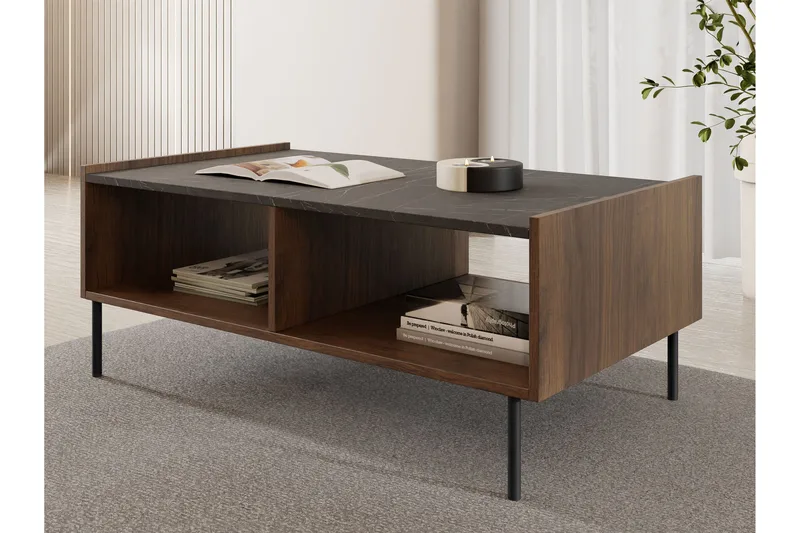 Akihito Sofabord 97 cm - Brun - Møbler - Borde - Sofabord